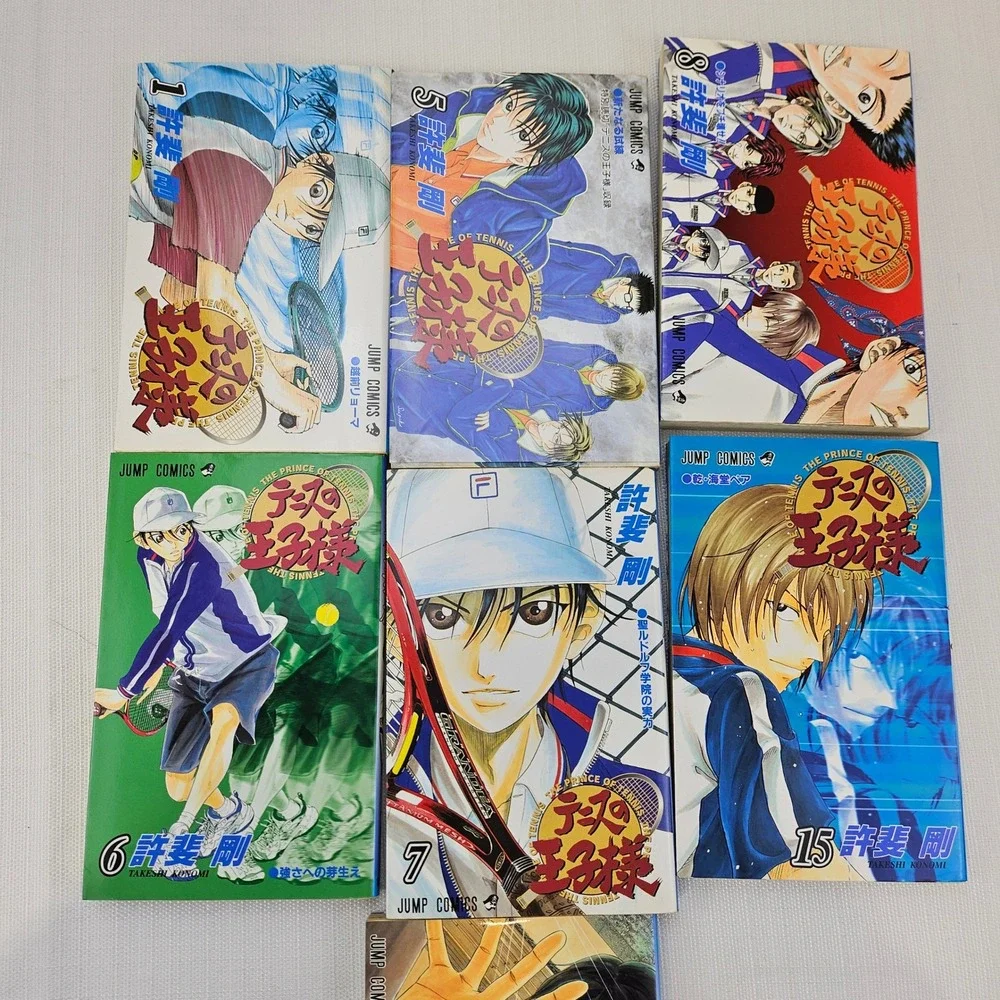 The Prince of Tennis Manga Japanese Volumes‎ 1 5 6 7 8 15 16 Set